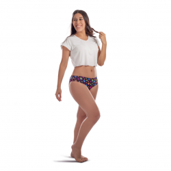 Malla  Bikini Menstrual absorbente para la playa o pileta XS-S-M-L