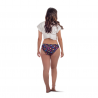 Malla  Bikini Menstrual absorbente para la playa o pileta XS-S-M-L
