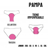 Pampa Bombacha menstrual Sujeta Toallita con impermeable